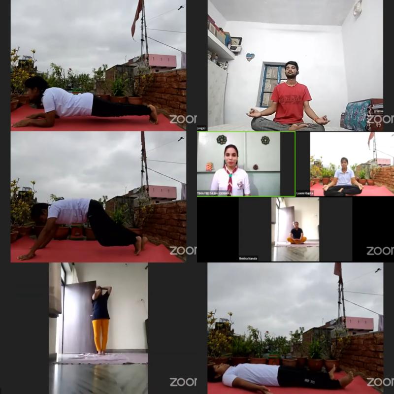 SANKALP 2.0 ACTIVITIY 1-YOGA WITH BSG