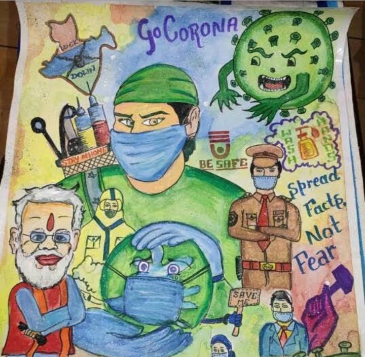 Sankalp2.0 Activity- 4 Covid-19 Awareness  Guru Nanak Public School