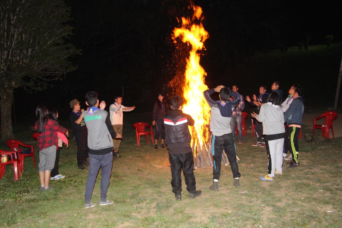 social service camp at Gorayna Monastery