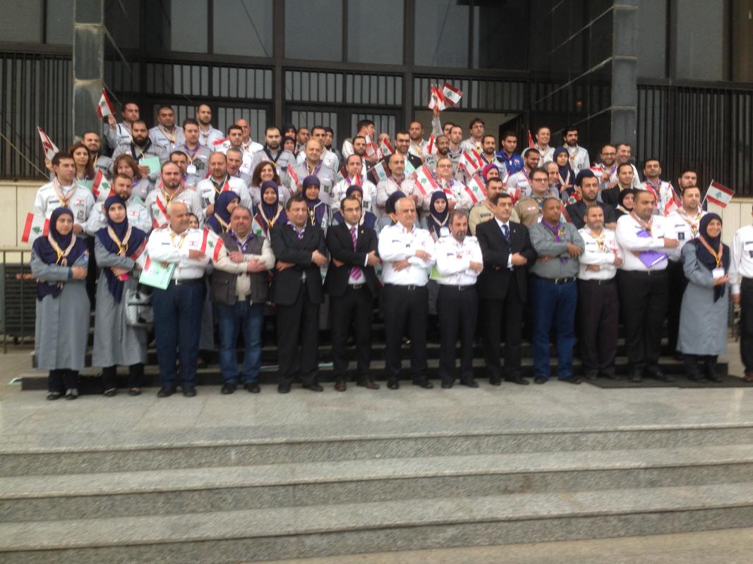    National Forum for training leaders and trainers Scout in Beirut- risala scout الملتقى الوطنى لقادة التدريب والمدربين الكشفيين في بيروت