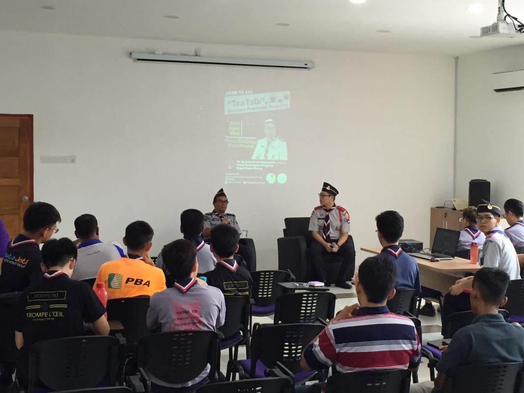 "Tea Talk" Bersama Pemimpin Tertinggi Pengakap Negeri Pulau Pinang