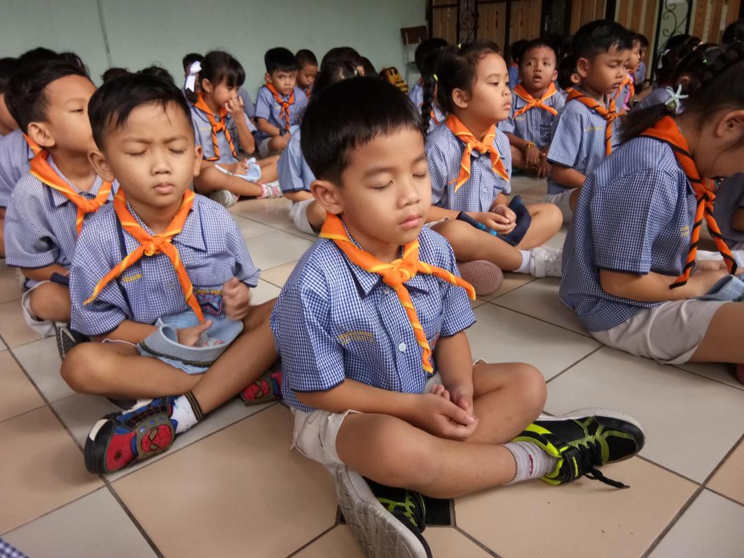 กิจกรรมนั่งสมาธิ