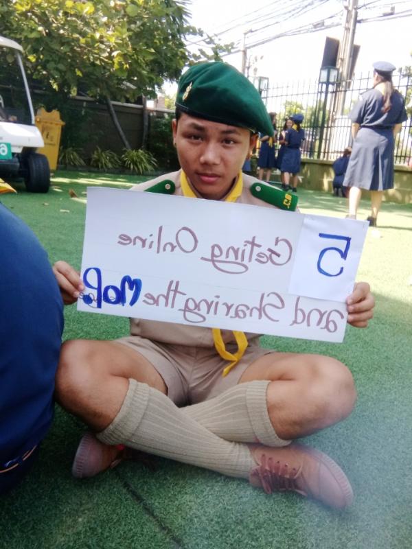 เข้าร่วมอบรมลูกเสือผู้นำสันติภาพ