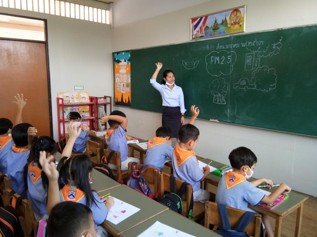 เรียนรู้การป้องกันฝุ่นPM2.5