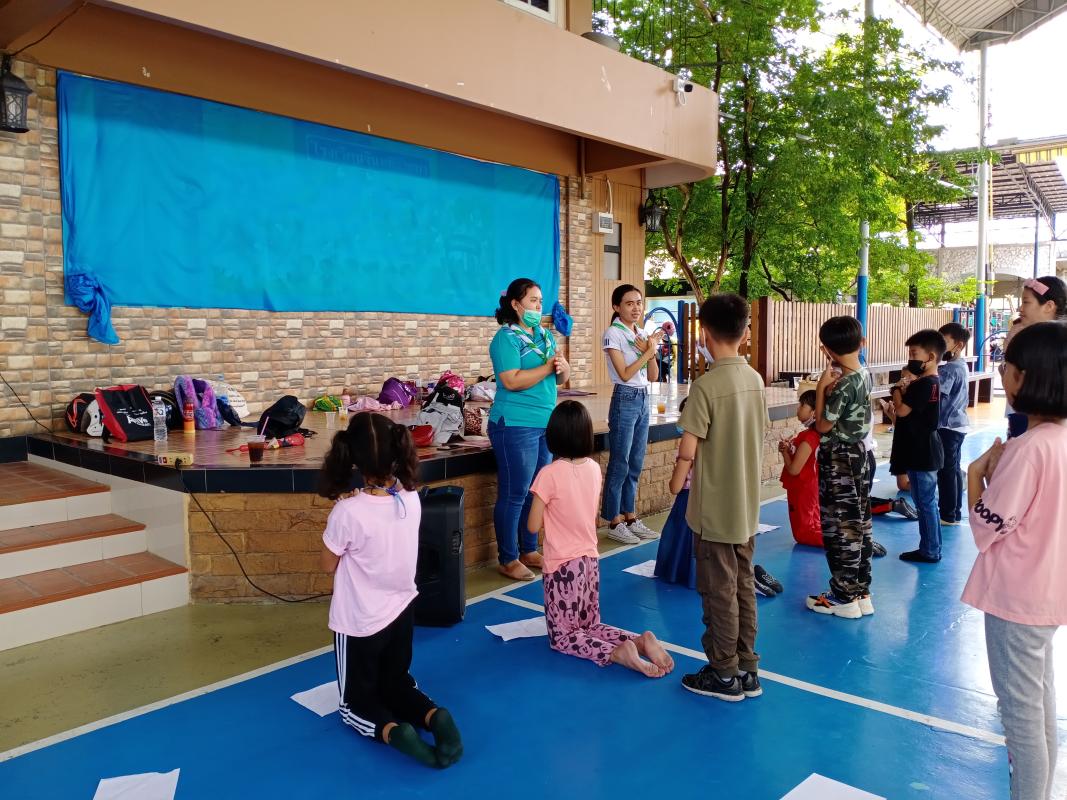 จิตอาสาซ้อมเต้น MoP