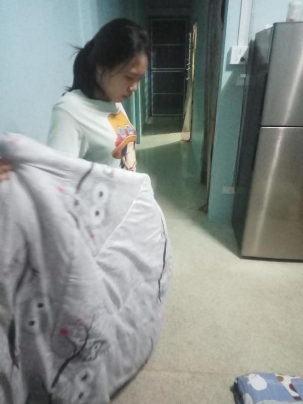 พับผ้าห่ม