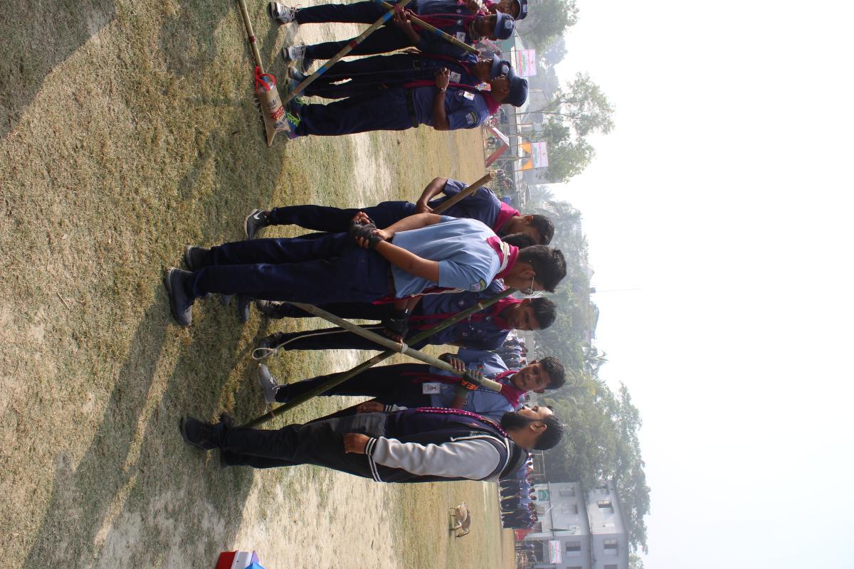 উপজেলা স্কাউট সমাবেশ ল্যাশিং 