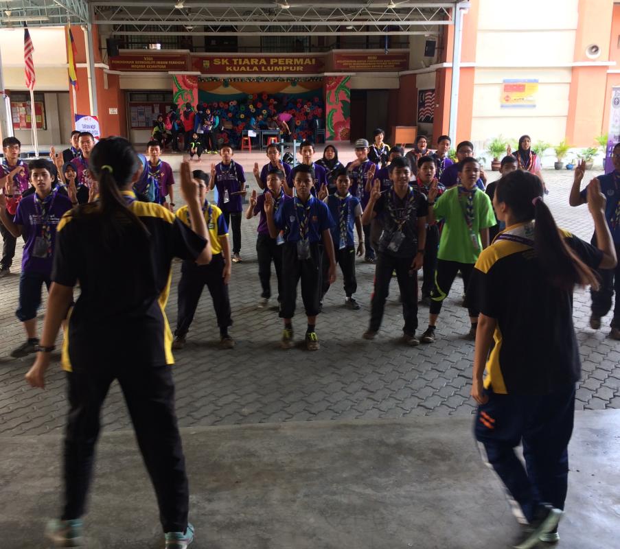 Tarian MoP versi Malaysia di Jamboree KL