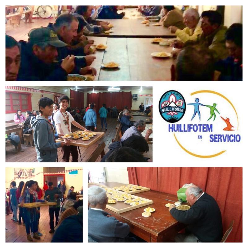 Apoyo y acogida en Comedor Abierto para personas en situación de calle - G.G.S. Huillifotem de la U. de los Lagos