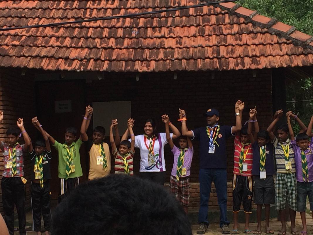 “Messengers of Peace” Awareness Progremme at Colombo Centenary International Scout Jamboree 2014