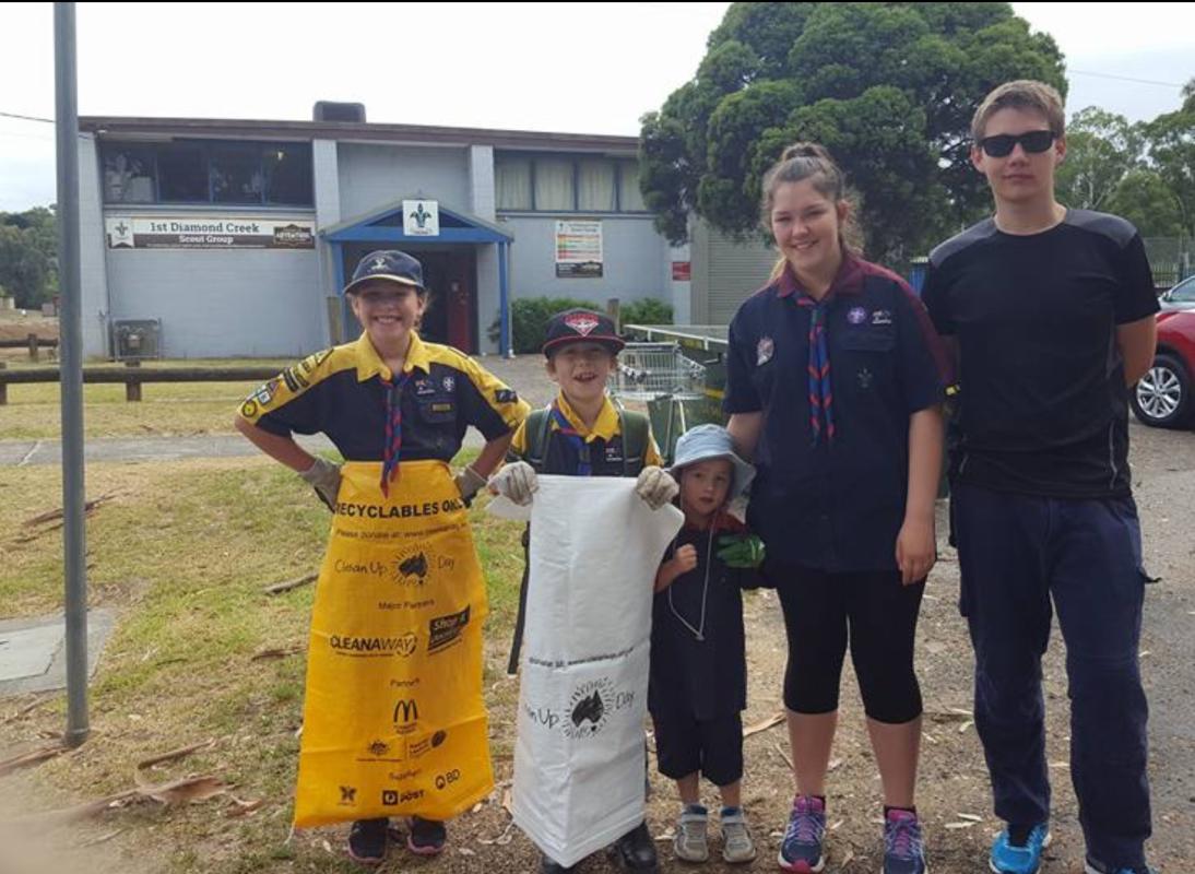 Clean Up Australia Day at Diamond Creek Scout Hall