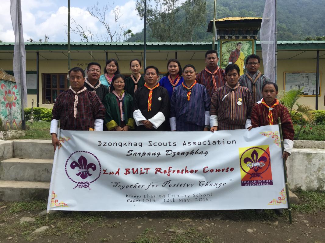 BULT Refresher Course for Scout Leaders of Sarpang Dzongkhag
