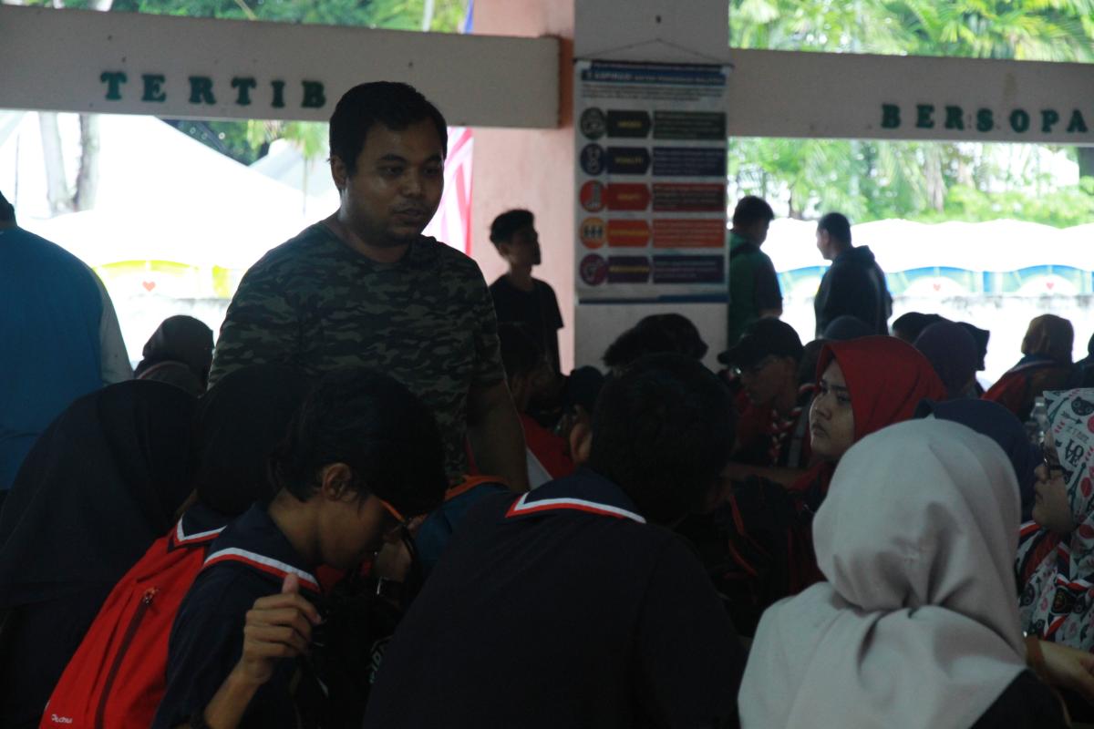 Pengendalian booth MoP untuk Jamboree Malaysia ke-13