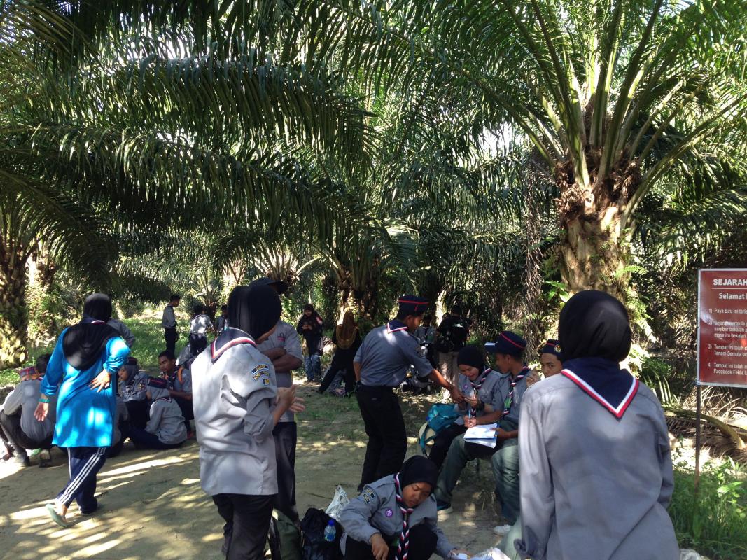 masakan di Paya Biru