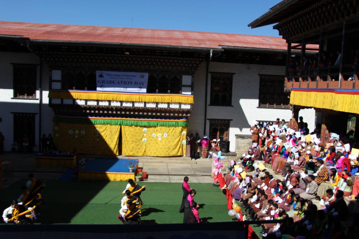 Celebrating Paro College Graduation Day