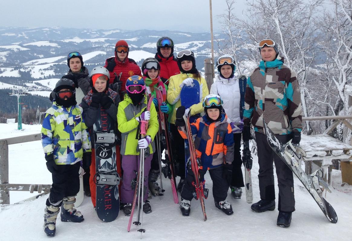 Зимовий Скаутський вишкіл зі сноубордингу та лиж 