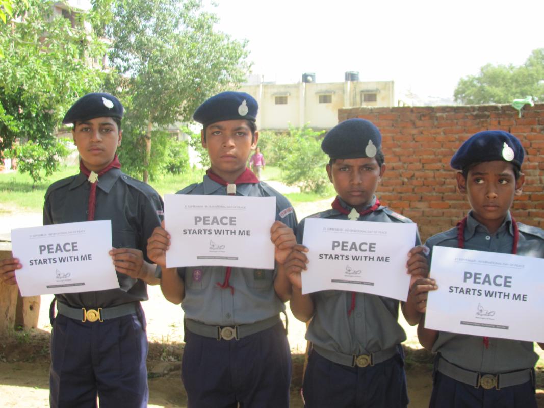 Celebration of International peace day 