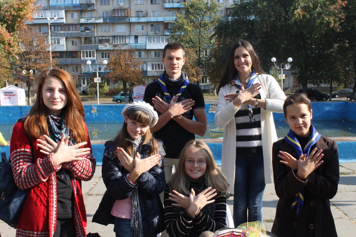 Part in a charity fair