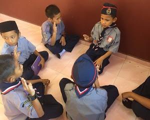 Persiapan Lencana Keris Gangsa