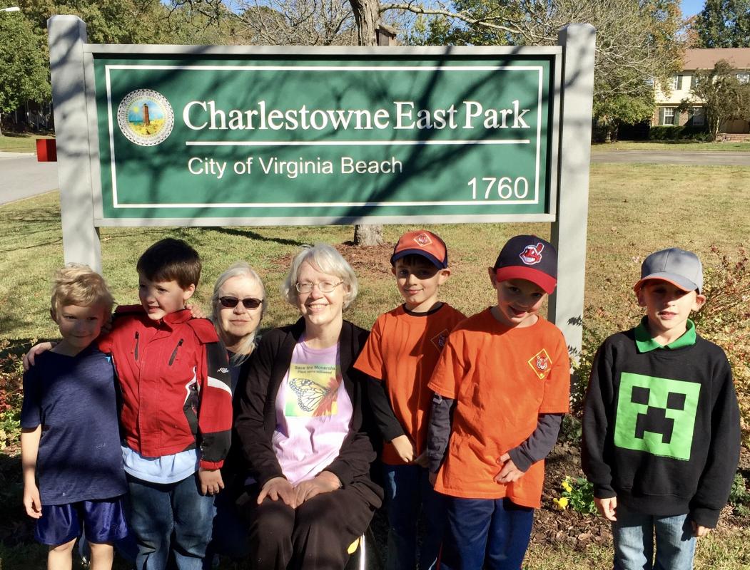 Charlestowne East Butterfly Park Flower Planting project