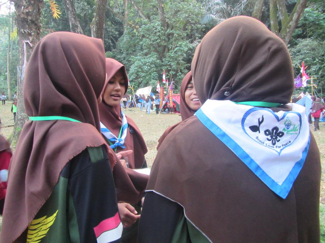 Partisipasi Scout Love for Peace dalam mendukung program Messengers of Peace