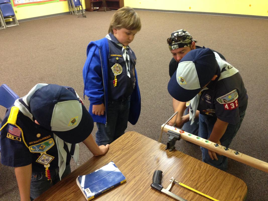 Pack 432 supports Military Family Scouts in Japan