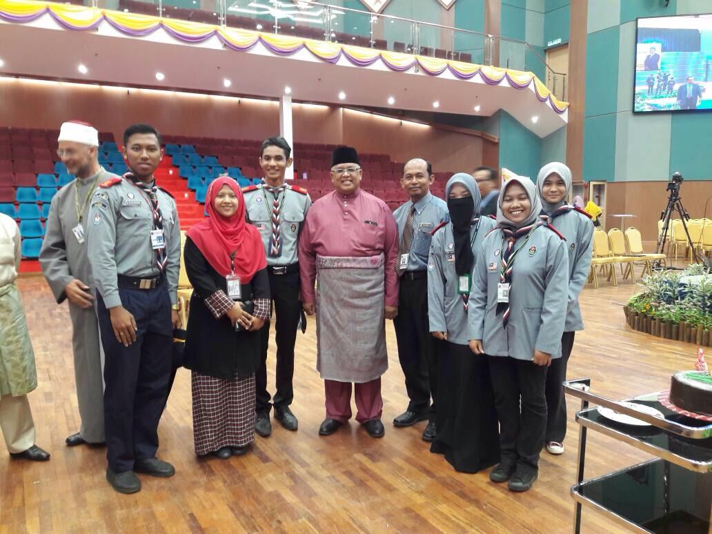 Pengakap KLKM UniSZA ke Majlis Syarahan Tahunan Naib Canselor dan Sambutan Hari Pekerja UniSZA 2017