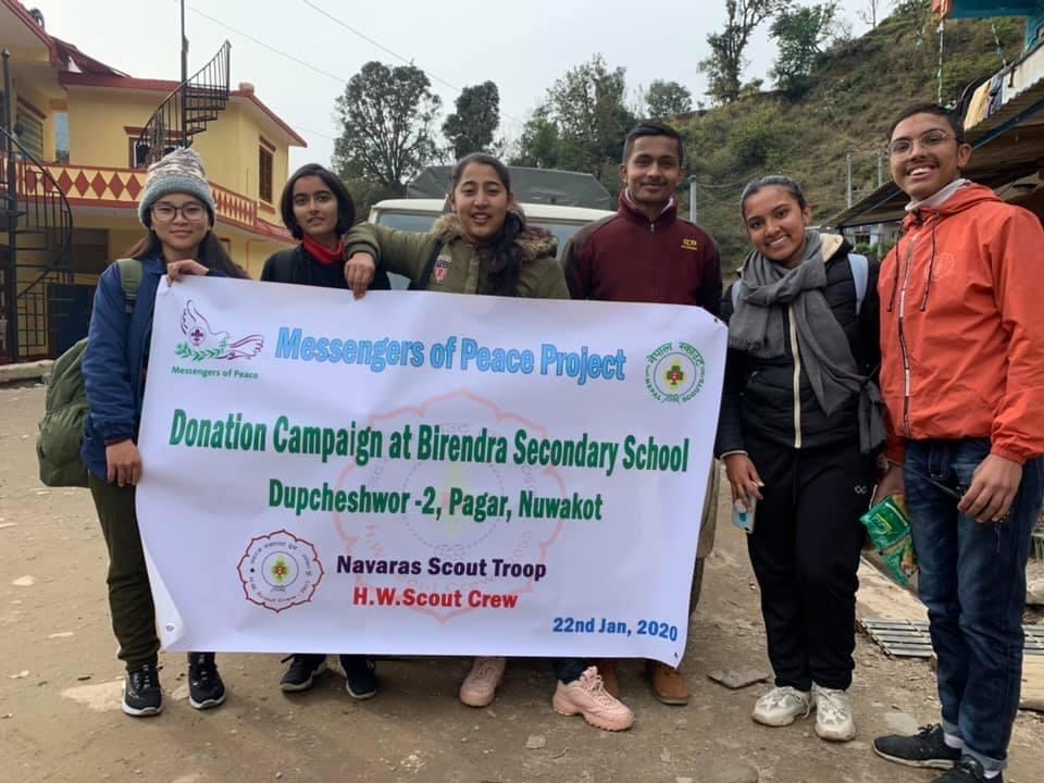 Donation Campaign in Birendra Secondary School