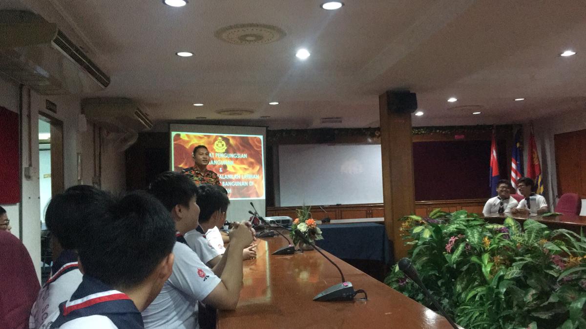 Lawatan sambil belajar@ Balai bomba dan penyelamat Johor Bahru 