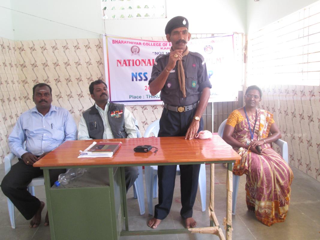 AWARENESS PROGRAMME FOR YOUTHS TAKE PART IN SOCIAL SERVICE CAMP. 