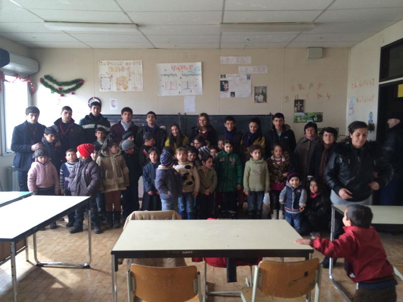 Scouts of Yerevan Malatia Chapter Help the Needy Children