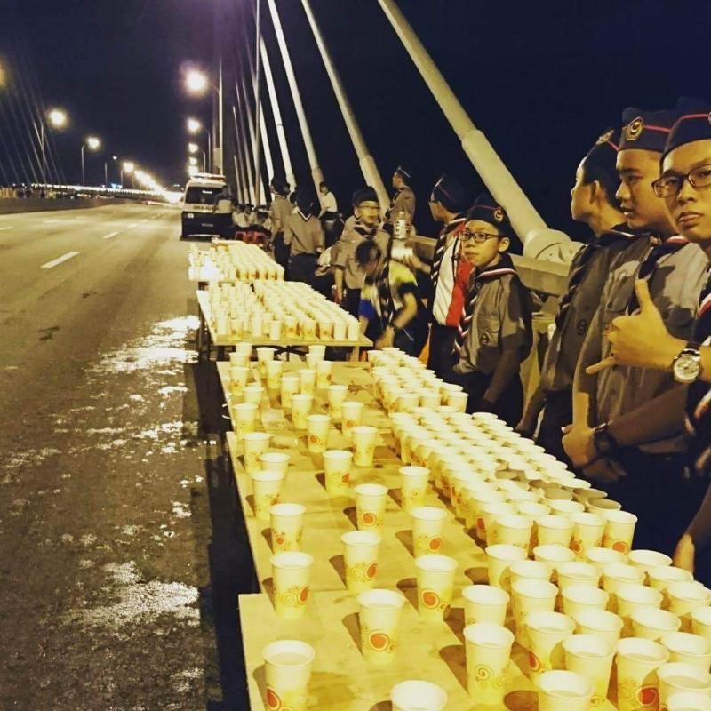 31st scout troop Penang Bridge Marathon 2017