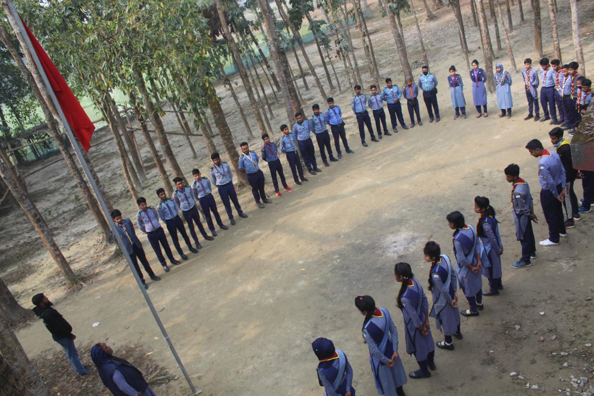 পতাকা উত্তোলন অনুষ্ঠান (২য় দিন)