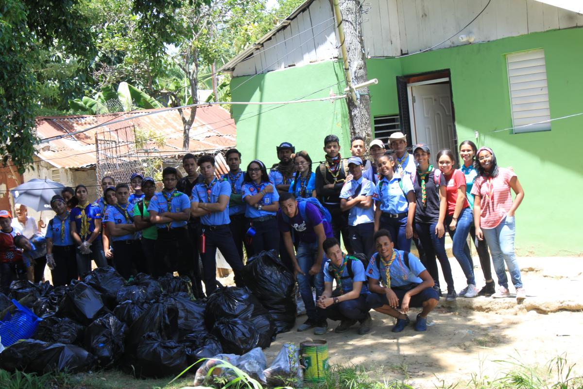 Reconocimiento Scout del Mundo "El Mejor Cambio Esta en Ti" - Republica Dominicana