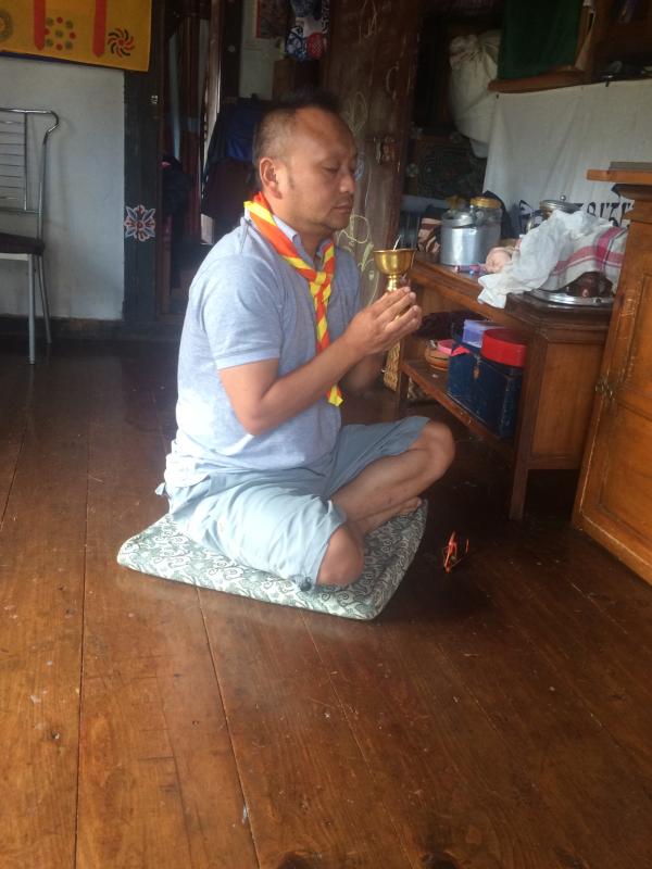 "Our sincere prayers for a great king"