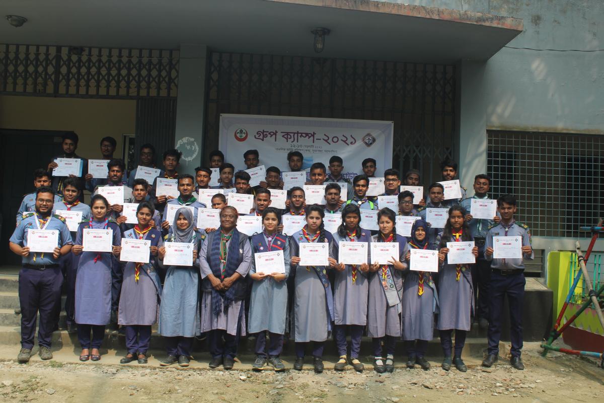 Scouter Rafiqul Islam Open Scout Group, Mymensingh 