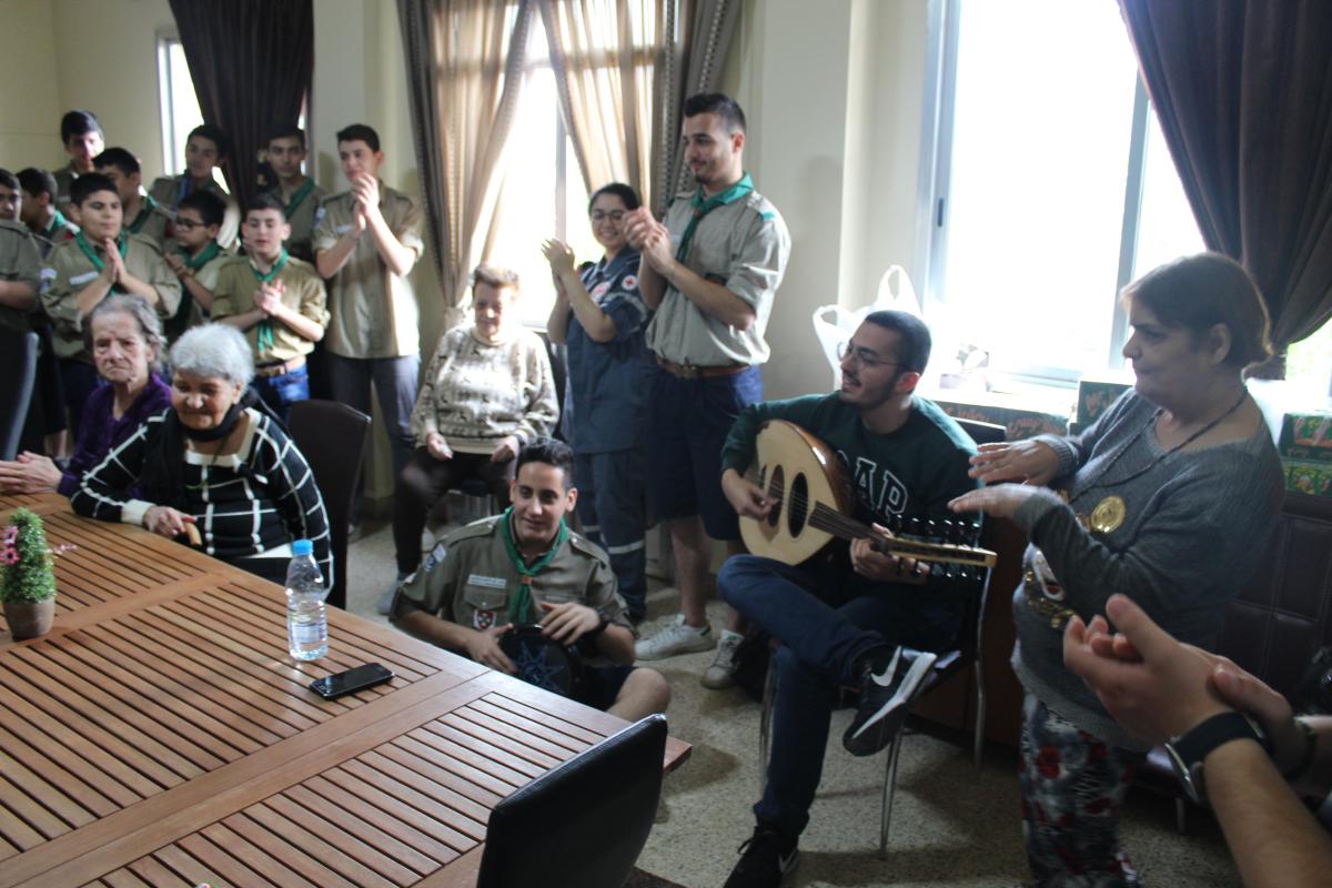 Visting the Maronites Elderly Home 