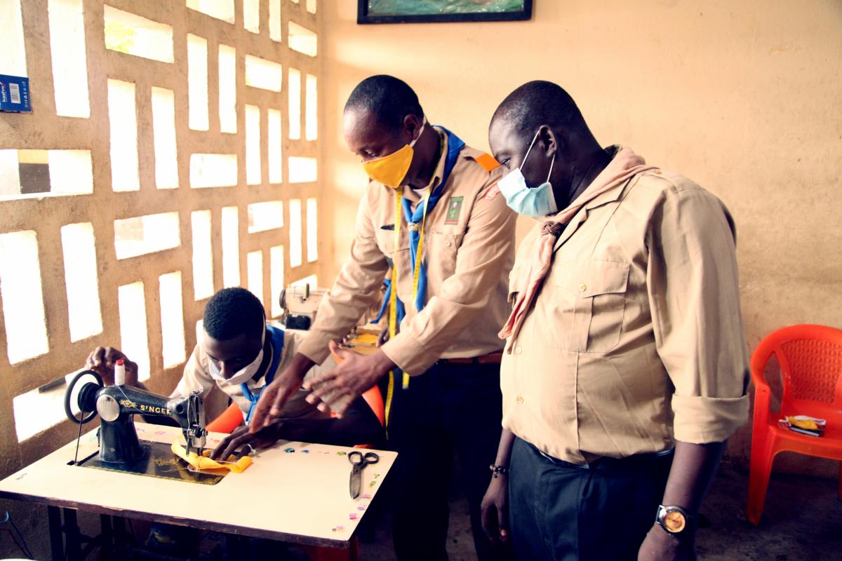 Lancement du projet « SCOUT EN ACTION : Réponse des scouts entrepreneurs à la pandemie COVID-19 » en Cote d’Ivoire.