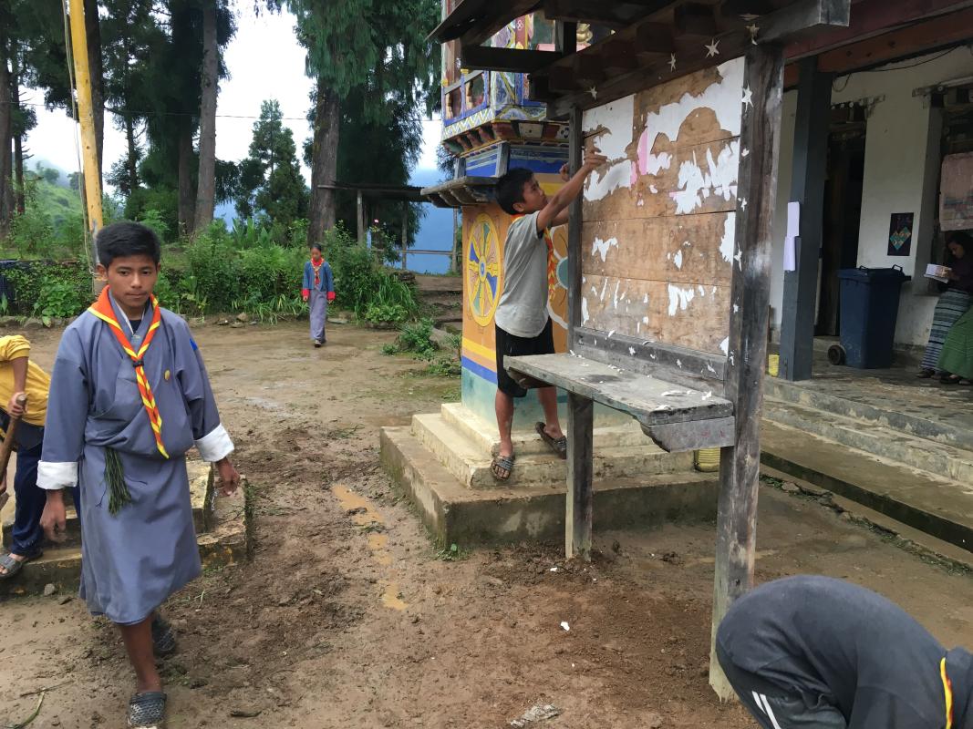 Decorating School Assembly Area