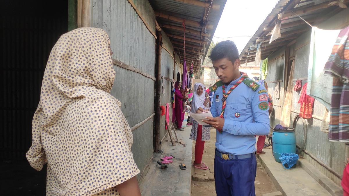 হাম রুবেলা ক্যাম্পেইন এর সিলেট জেলা রোভার স্কাউটস  2
