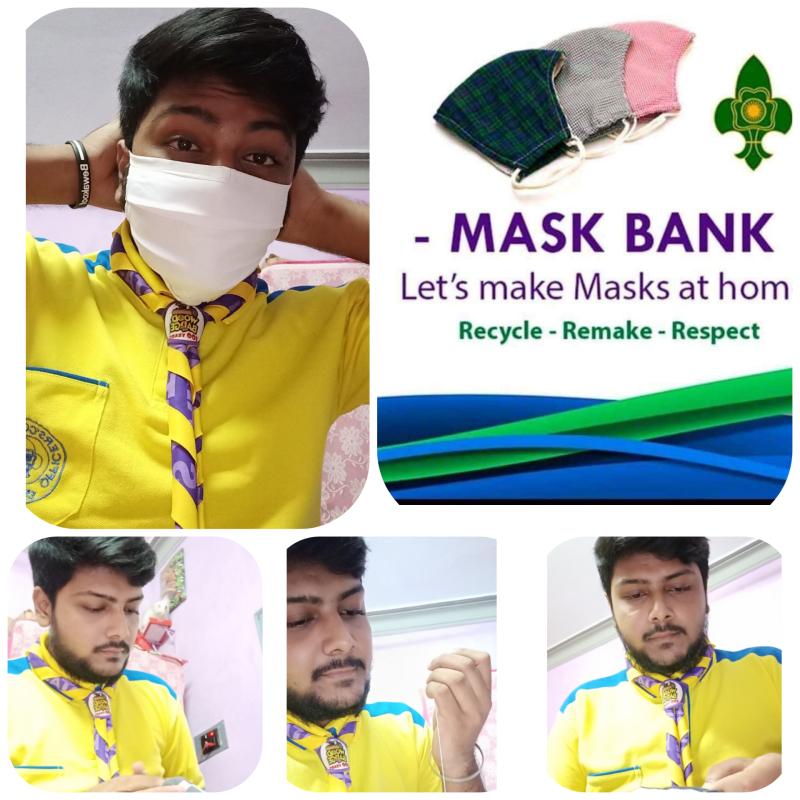 MASK BANK - An Initiative of Bharat Scouts & Guides, India