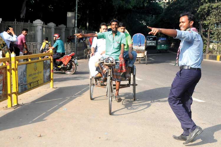 Traffic Awareness and Road Safety by Bangladesh Scouts