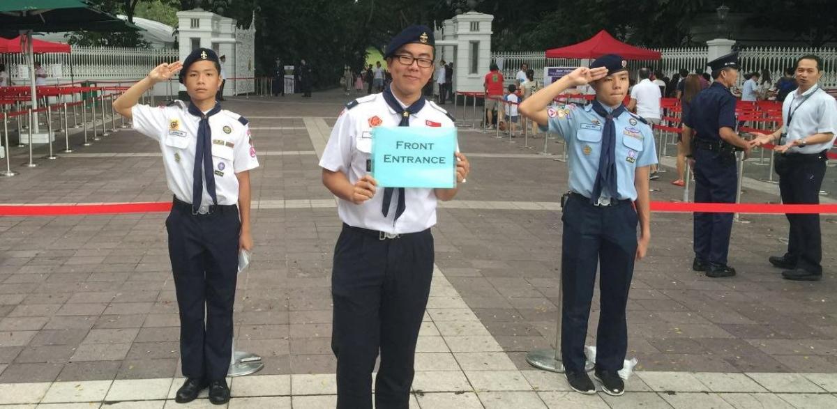 Istana Open House - Chief Scout Hospitality Duties (Singapore)