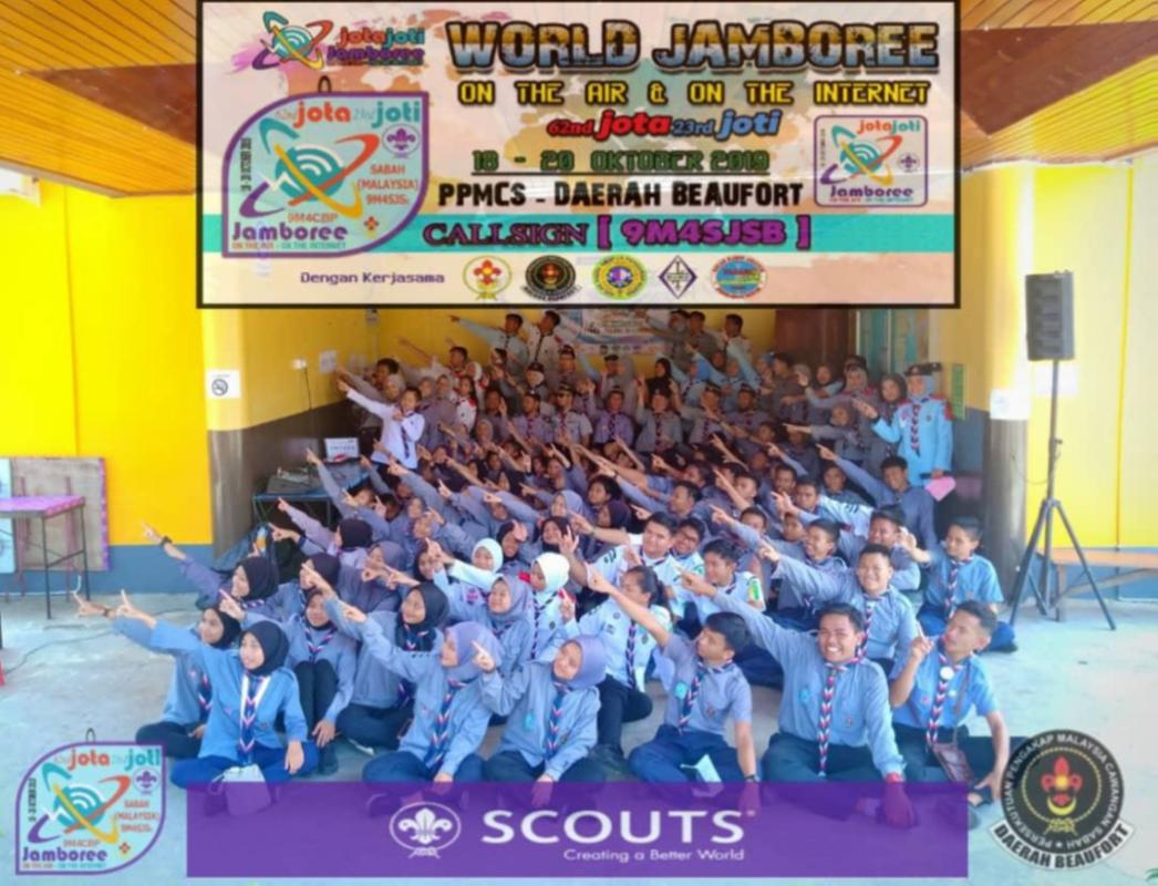 WORLD 62nd JOTA & 23rd JOTI, STATION NEGERI SABAH_DAERAH BEAUFORT (9M4SJSB)