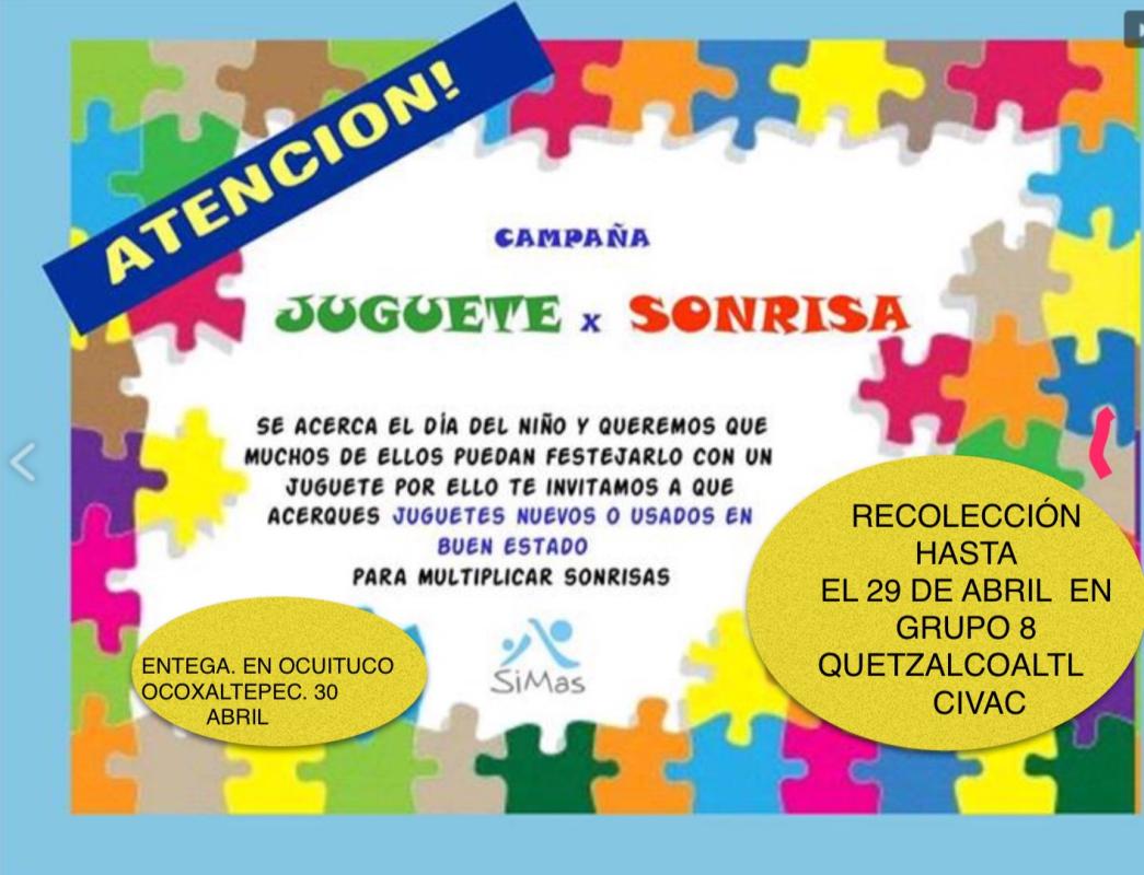 JUGUETES POR UNA SONRISA