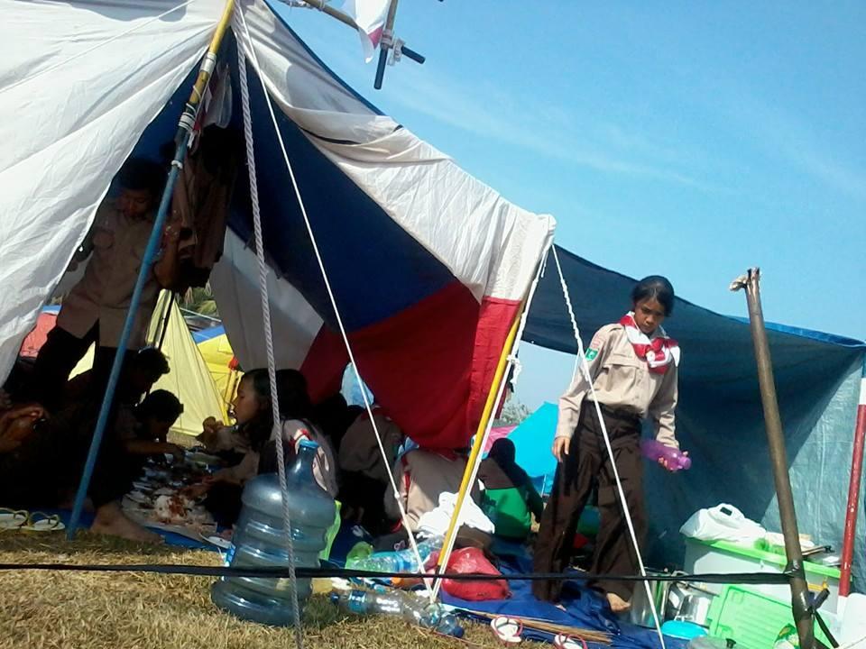  Our tent at the Jamboree :)