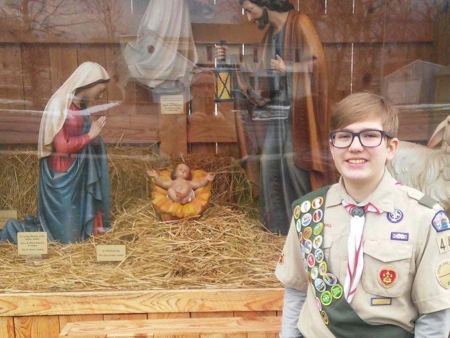 Joseph Smyczynski's Nativity Display at St. Gregory the Great RC Church in Williamsville, NY