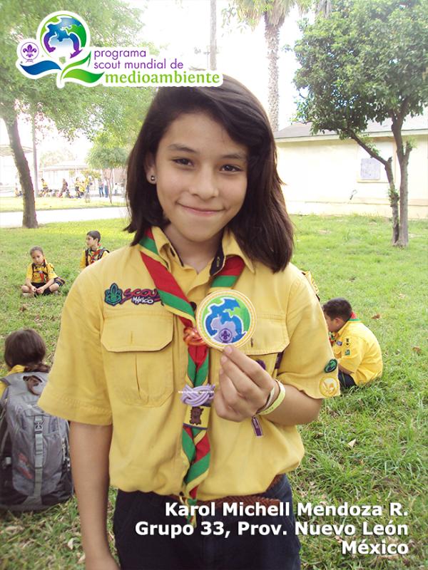 Insignia Scout Mundial de Medio Ambiente, Nuevo León, México