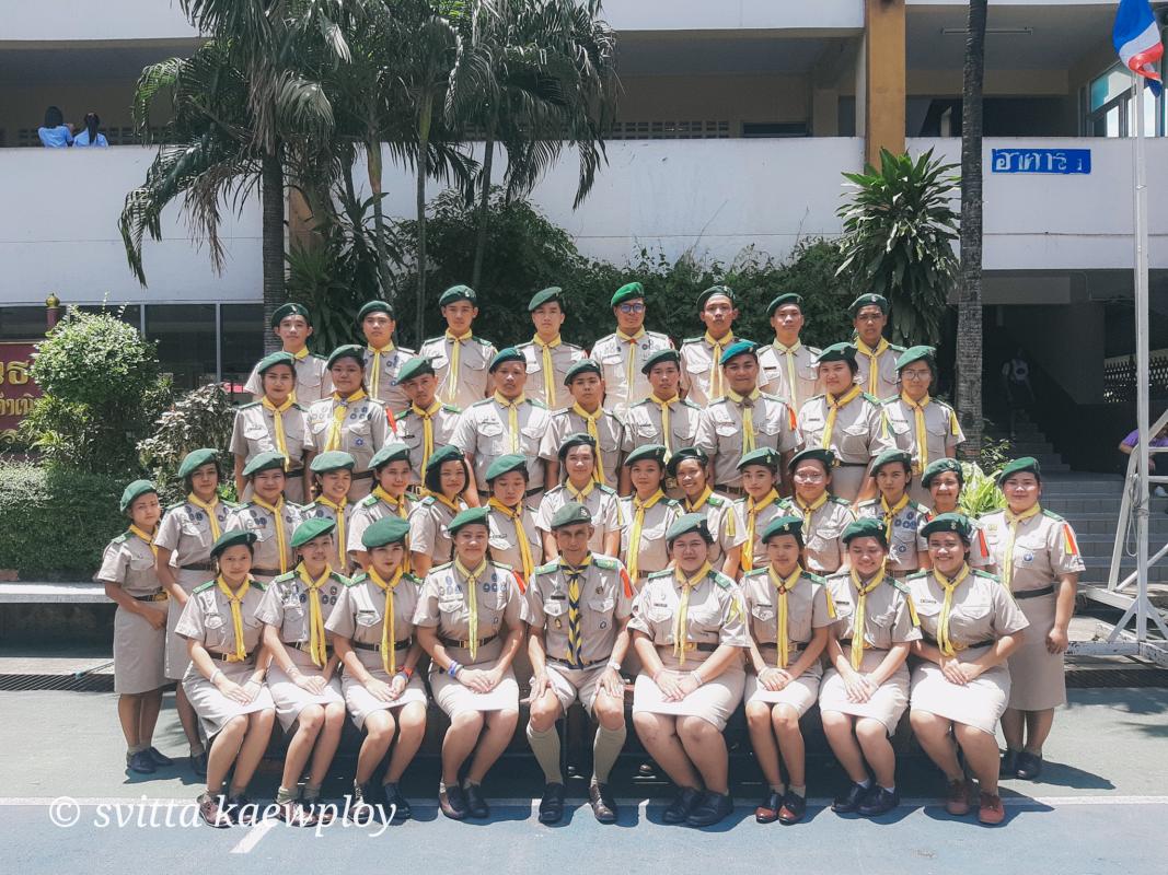 กองลูกเสือวิสามัญปฏิบัติหน้าที่ ในงานสถาปนาคณะลูกเสือแห่งชาติ ประจำปี 2562