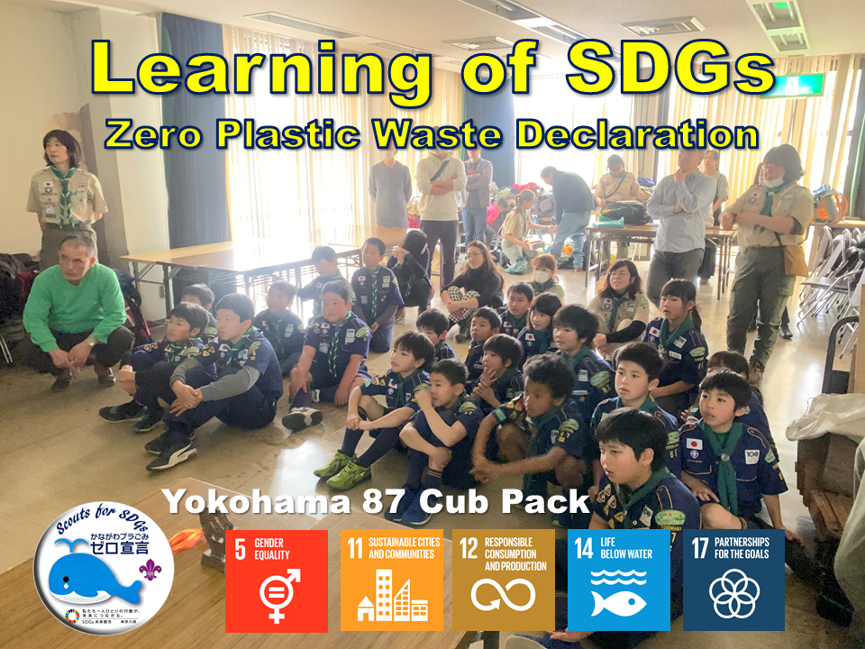 Learn and Act for SDGs by the Cub scouts (Japan)